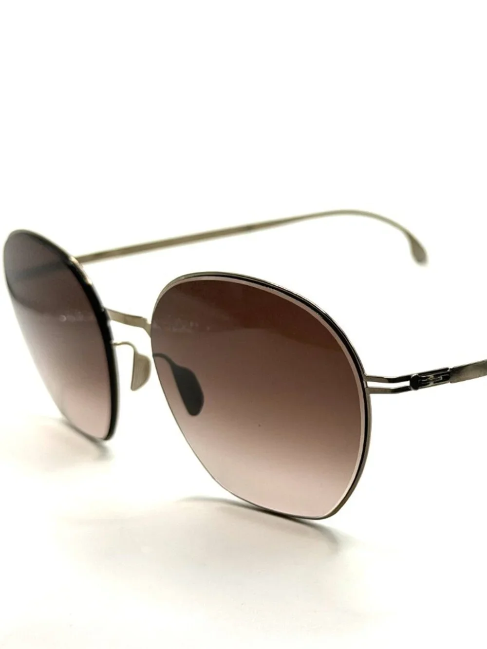 NEW IC! BERLIN KUSI METAL-SHINY BRONZE/BROWN WOMEN SUNGLASSES 54MM 17 145